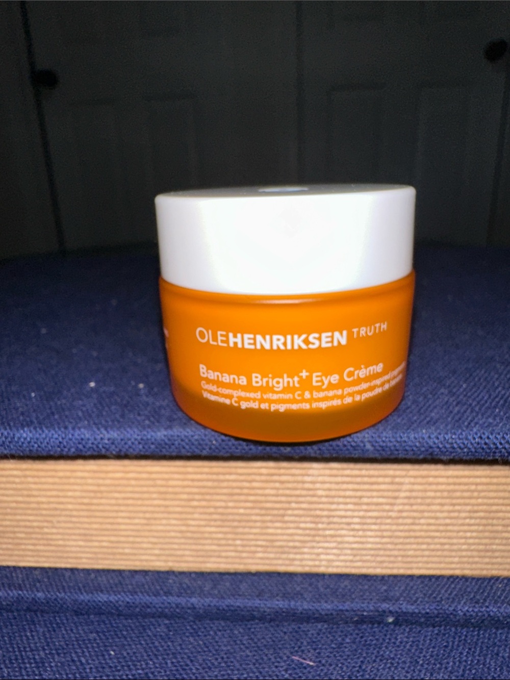 Ole Henriksen Banana Bright Eye Crème - Orange and White Jar